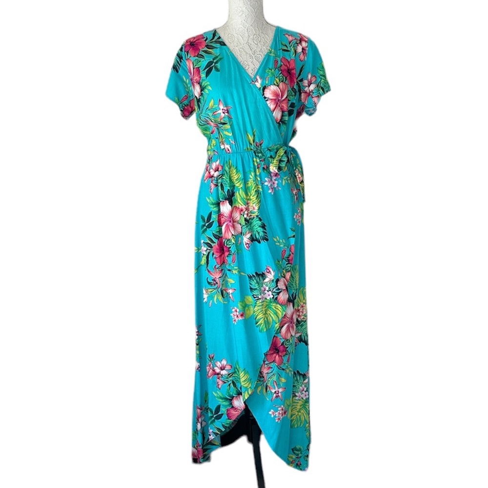 Tommy Bahama floral wrap dress